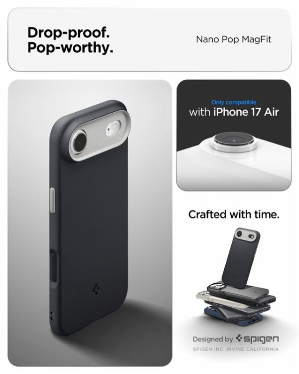 Spigen Nano Pop MagSafe Black Sesame-Apple iPhone Air (ACS10301) - Image 5