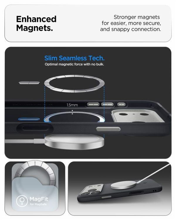 Spigen Nano Pop MagSafe Black Sesame-Apple iPhone 17 Pro (ACS10328) - Image 3