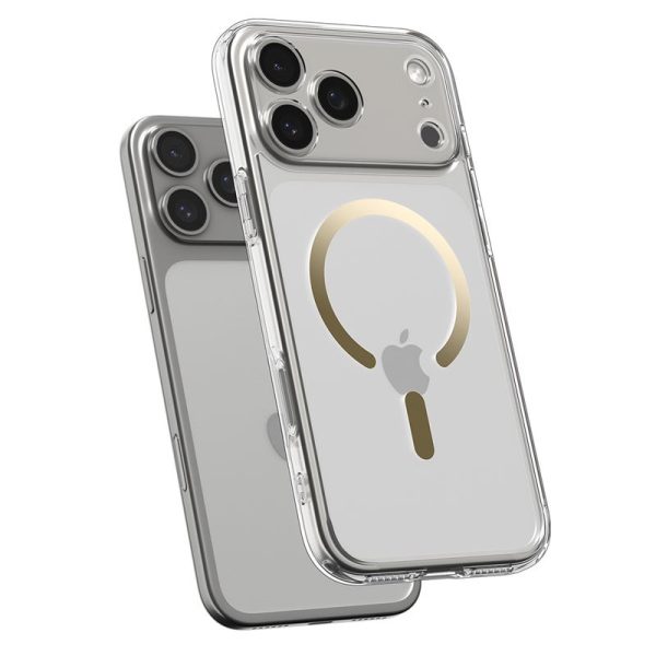 Spigen Ultra Hybrid MagSafe Clear Gold-Apple iPhone 17 Pro (ACS10348) - Image 5