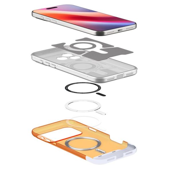 Spigen Classic C1 MagSafe Tangerine-Apple iPhone 17 Pro (ACS10360) - Image 8