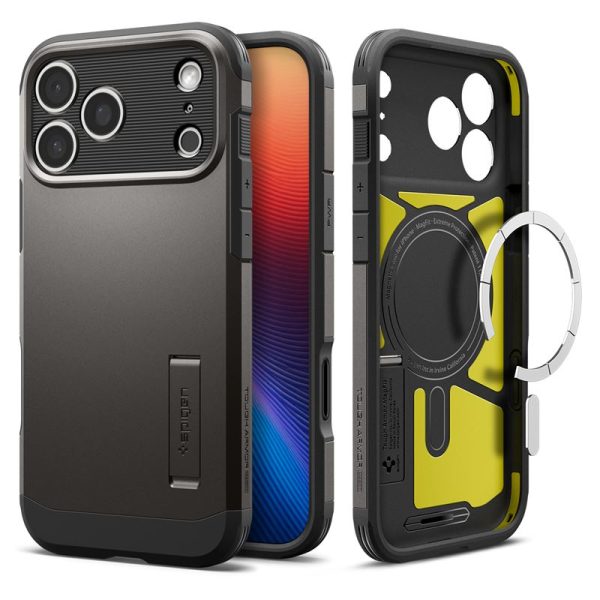 Spigen Tough Armor T MagSafe Gunmetal-Apple iPhone 17 Pro (ACS10362) - Image 3
