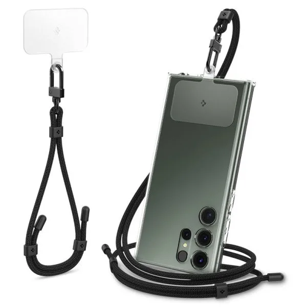 Σετ Λουράκι Κινητού Crossbody & Καρπού Spigen Universal με ConTag Black (AFA06259) - Image 24