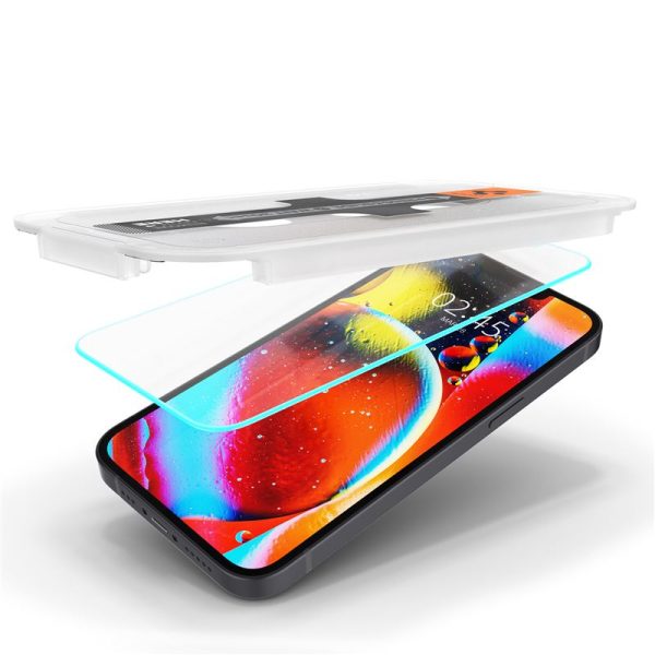 Spigen EZ Fit GLAS.tR Slim 2PCS Clear-Apple iPhone 13 mini (AGL03396) - Image 9
