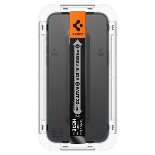 Spigen EZ Fit GLAS.tR Privacy-Apple iPhone 15 Pro Max (AGL07118) - Image 14