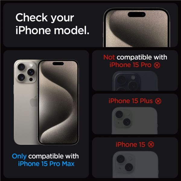 Spigen EZ Fit GLAS.tR Privacy-Apple iPhone 15 Pro Max (AGL07118) - Image 17