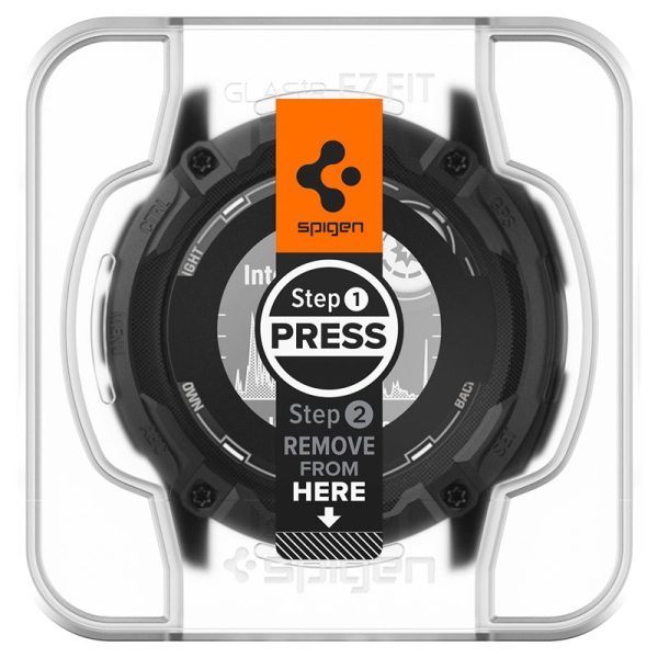 SPIGEN GLAS.TR EZ FIT 2-PACK GARMIN INSTINCT 2X SOLAR CLEAR (AGL07593) - Image 11