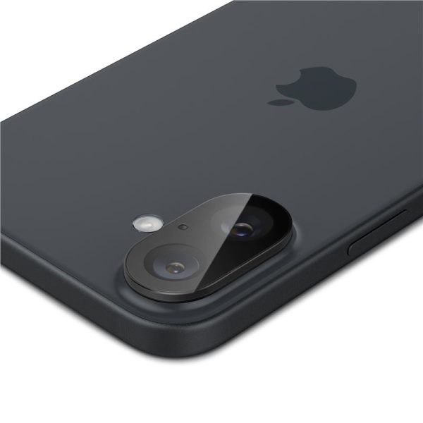 SPIGEN OPTIK GLAS.TR CAMERA PROTECTOR 2-PACK IPHONE 16 / 16 PLUS BLACK (AGL07922) - Image 28