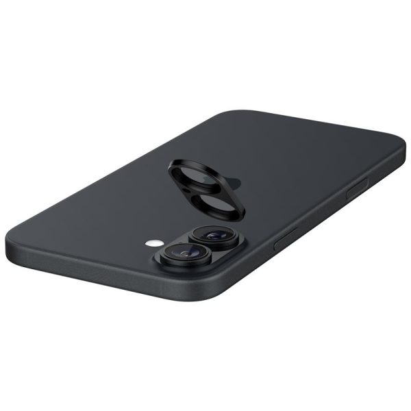 SPIGEN OPTIK GLAS.TR CAMERA PROTECTOR 2-PACK IPHONE 16 / 16 PLUS BLACK (AGL07922) - Image 18