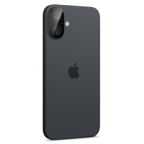 SPIGEN OPTIK GLAS.TR CAMERA PROTECTOR 2-PACK IPHONE 16 / 16 PLUS BLACK (AGL07922) - Image 21