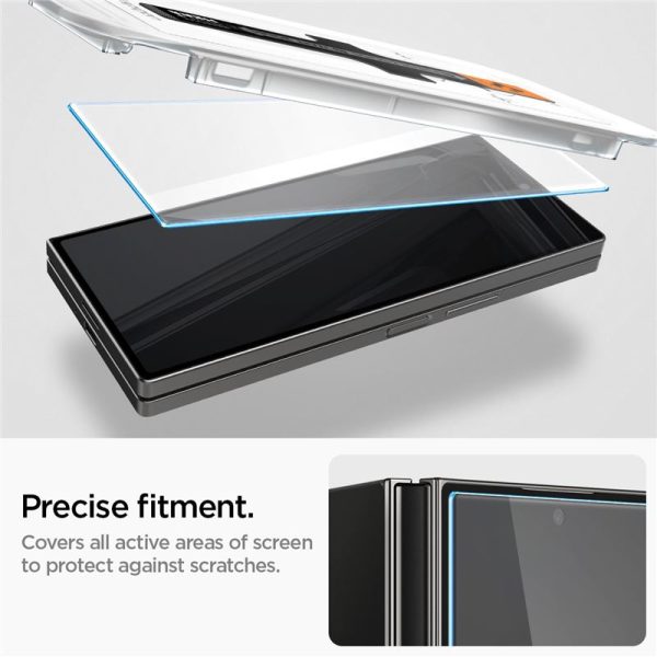 Spigen EZ Fit GLAS.tR Slim 2PCS Clear-Samsung Galaxy Z Fold 6 (AGL07969) - Image 16