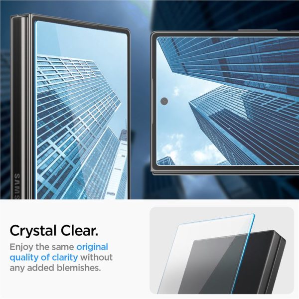 Spigen EZ Fit GLAS.tR Slim 2PCS Clear-Samsung Galaxy Z Fold 6 (AGL07969) - Image 17
