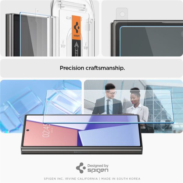 Spigen EZ Fit GLAS.tR Slim 2PCS Clear-Samsung Galaxy Z Fold 6 (AGL07969) - Image 19