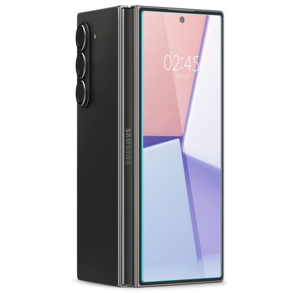 Spigen EZ Fit GLAS.tR Slim 2PCS Clear-Samsung Galaxy Z Fold 6 (AGL07969) - Image 25