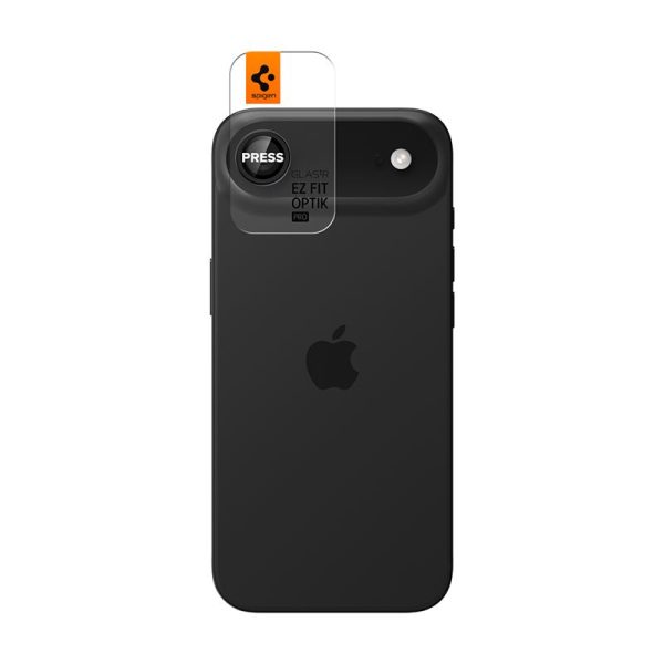 Spigen Glass tR EZ Fit Optik Pro 2 Pack Black-Apple iPhone Air (AGL09863) - Image 6