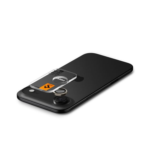 Spigen Glass tR EZ Fit Optik Pro 2 Pack Black-Apple iPhone Air (AGL09863) - Image 9