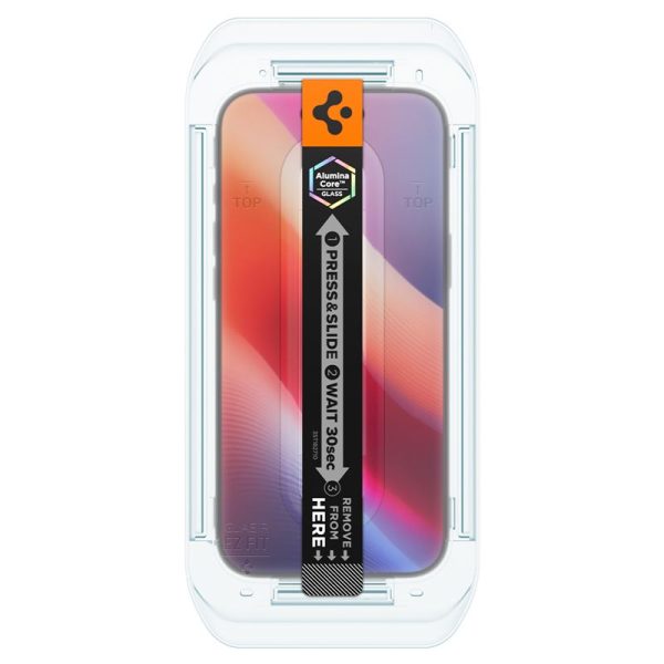 Spigen Glass tR EZ Fit Pro HD (Privacy) 1 Pack Transparency-Apple iPhone Air (AGL09871) - Image 4
