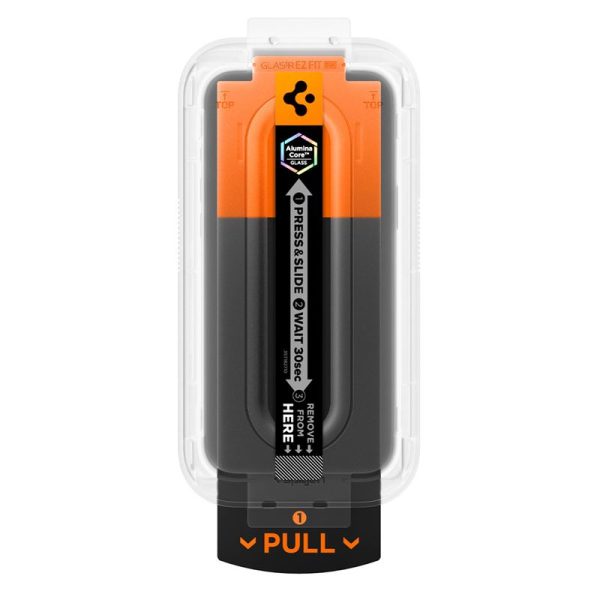 Spigen Glass tR EZ Fit Pro HD 1 Pack Transparency-Apple iPhone 17/16 Pro (AGL10097) - Image 7