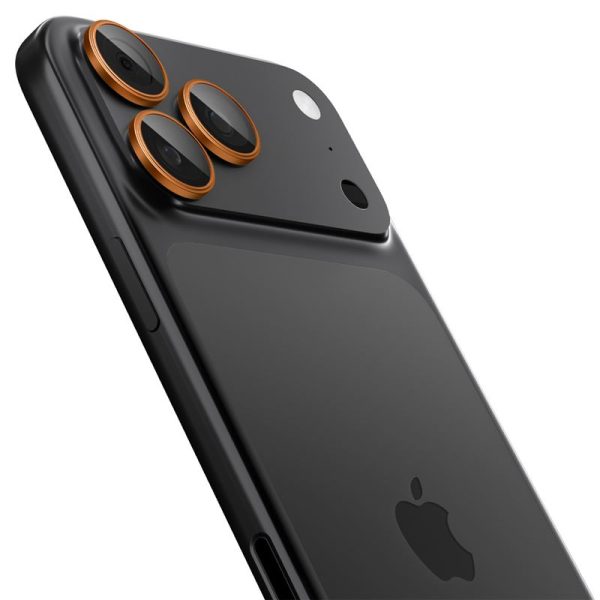 Spigen Glass tR EZ Fit Optik Pro 2 Pack Orange-Apple iPhone 17 Pro/17 Pro Max/16 Pro/16 Pro Max/15 Pro/15 Pro Max/14 Pro/14 Pro Max (AGL10123) - Image 7