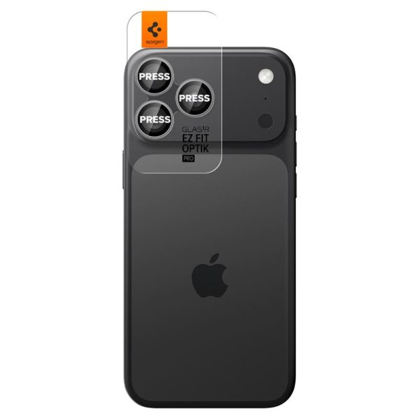 Spigen Glass tR EZ Fit Optik Pro 2 Pack gray-iPhone 17 Pro/17 Pro Max/16 Pro/16 Pro Max/15 Pro/15 Pro Max/14 Pro/14 Pro Max (AGL10125) - Image 19