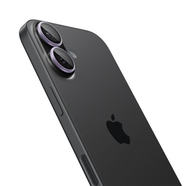 Spigen Glass tR EZ Fit Optik Pro 2 Pack Purple-Apple iPhone 17 (AGL10127) - Image 6