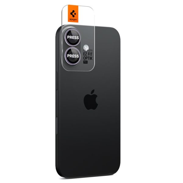 Spigen Glass tR EZ Fit Optik Pro 2 Pack Purple-Apple iPhone 17 (AGL10127) - Image 9