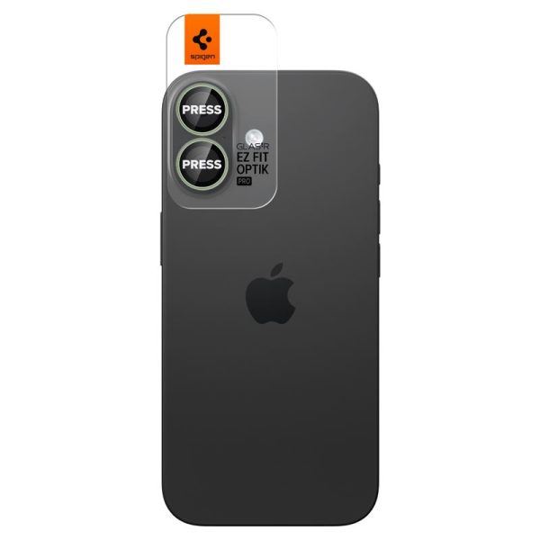 Spigen Glass tR EZ Fit Optik Pro 2 Pack Green-Apple iPhone 17 (AGL10128) - Image 5