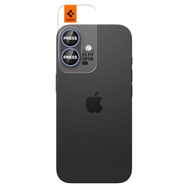 Spigen Glass tR EZ Fit Optik Pro 2 Pack Blue-Apple iPhone 17 (AGL10129) - Image 5