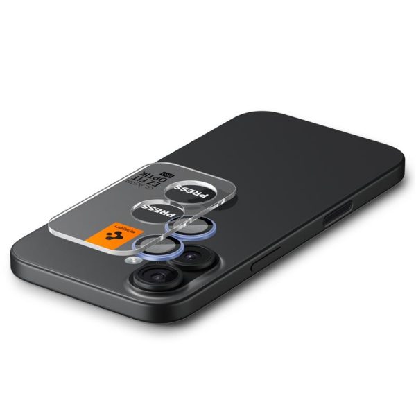 Spigen Glass tR EZ Fit Optik Pro 2 Pack Blue-Apple iPhone 17 (AGL10129) - Image 8