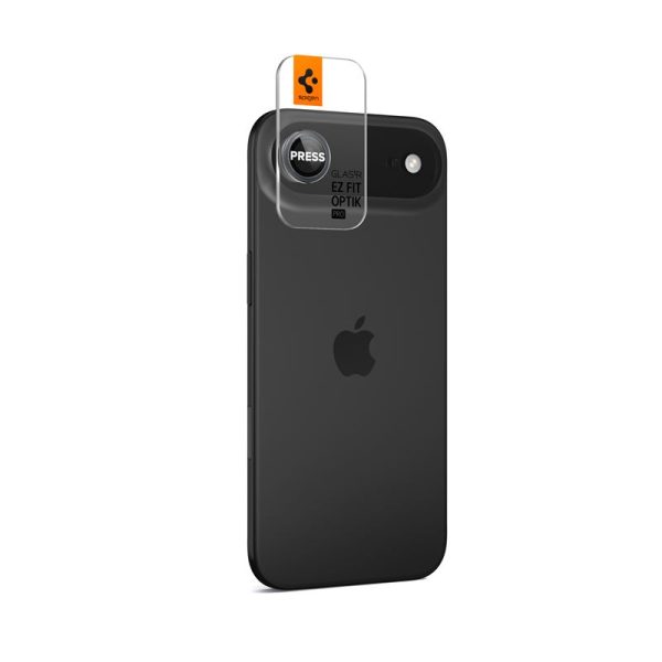Spigen Glass tR EZ Fit Optik Pro 2 Pack Gray-Apple iPhone 17 Air (AGL10130) - Image 2