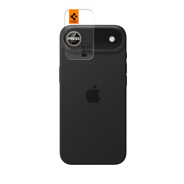 Spigen Glass tR EZ Fit Optik Pro 2 Pack Gold-Apple iPhone 17 Air (AGL10131) - Image 5