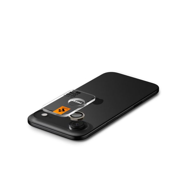 Spigen Glass tR EZ Fit Optik Pro 2 Pack Gold-Apple iPhone 17 Air (AGL10131) - Image 8