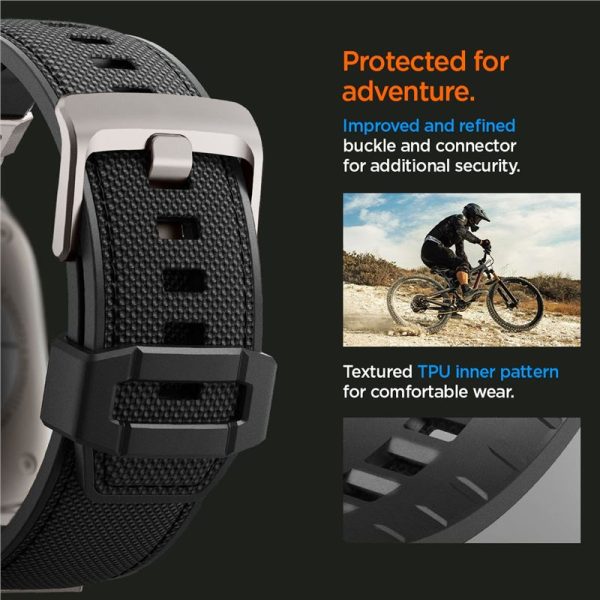 Spigen Watch Band DuraPro Armor Black-Apple Watch Series 44/45/46/49mm (AMP06065) - Image 26