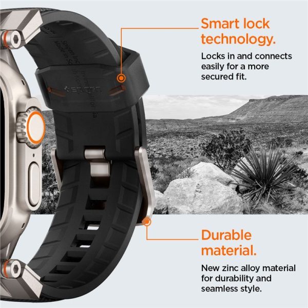 Spigen Watch Band DuraPro Armor Black-Apple Watch Series 44/45/46/49mm (AMP06065) - Image 27