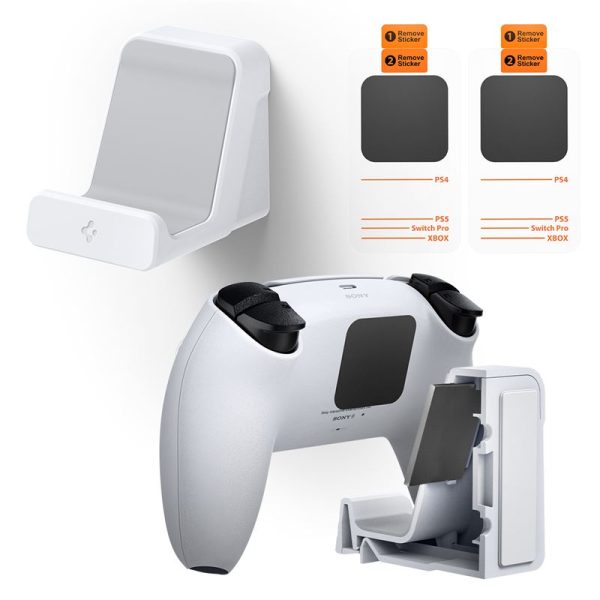Spigen Mount Wall Stands 2 Pack white - Playstation / XBOX / Nintendo Switch Pro controllers (AMP06397) - Image 20