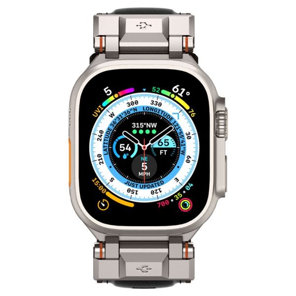 Spigen Wristband DuraPro Armor PU Black-Apple Watch Series 44/45/46/49mm (AMP07591) - Image 25