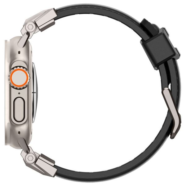 Spigen Wristband DuraPro Armor PU Black-Apple Watch Series 44/45/46/49mm (AMP07591) - Image 28