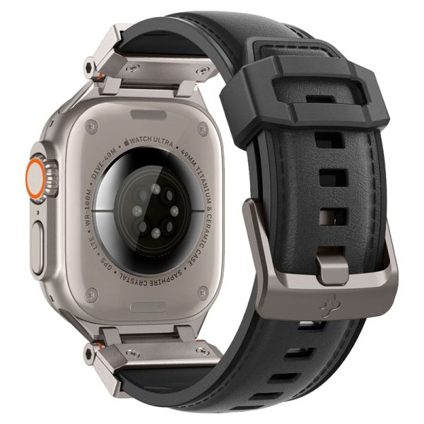 Spigen Wristband DuraPro Armor PU Black-Apple Watch Series 44/45/46/49mm (AMP07591) - Image 24
