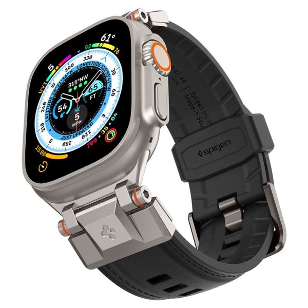 Spigen Wristband DuraPro Armor PU Black-Apple Watch Series 44/45/46/49mm (AMP07591) - Image 30