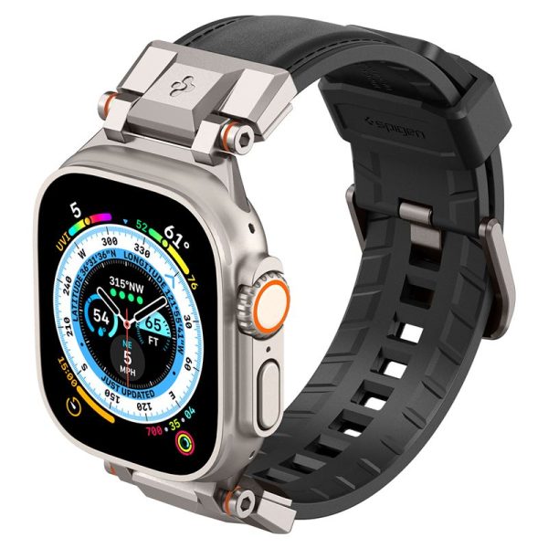 Spigen Wristband DuraPro Armor PU Black-Apple Watch Series 44/45/46/49mm (AMP07591) - Image 31