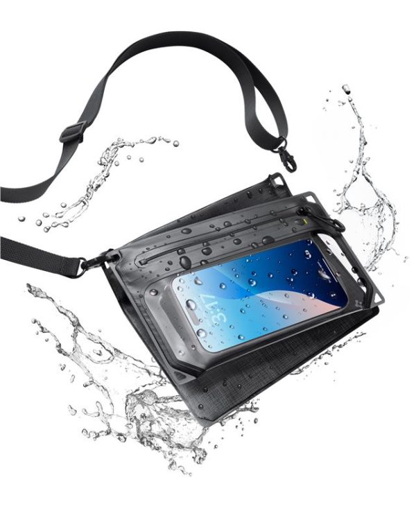 Spigen Aqua Shield WaterProof Case A640 (Dual Crossbag) 1 Pack Black (AMP09746) - Image 11