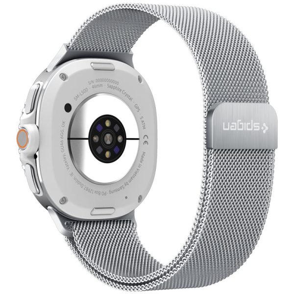 Spigen Metal Fit Silver-Samsung Samsung Galaxy Watch 8 40/44/46mm (AMP10121) - Image 3