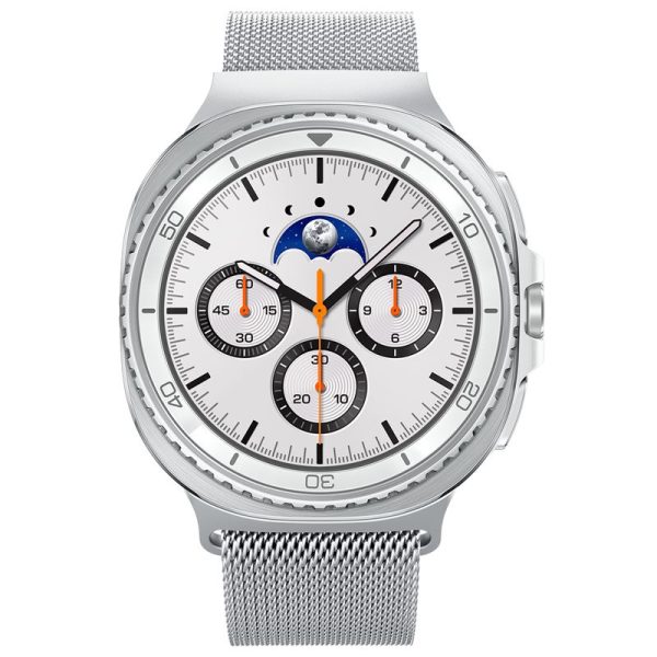 Spigen Metal Fit Silver-Samsung Samsung Galaxy Watch 8 40/44/46mm (AMP10121) - Image 9