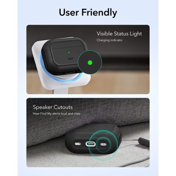 ESR ORBIT HALOLOCK MAGSAFE APPLE AIRPODS PRO 3 BLACK - Image 8