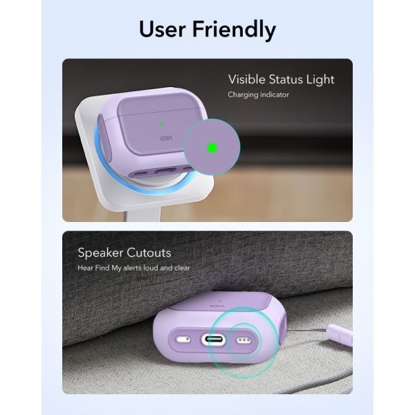 ESR ORBIT HALOLOCK MAGSAFE APPLE AIRPODS PRO 3 LAVENDER - Image 8