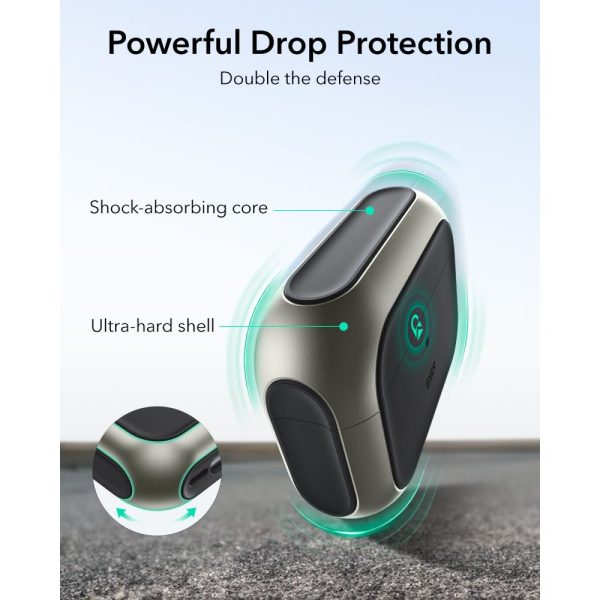 ESR ORBIT HALOLOCK MAGSAFE APPLE AIRPODS PRO 3 TITANIUM - Image 5