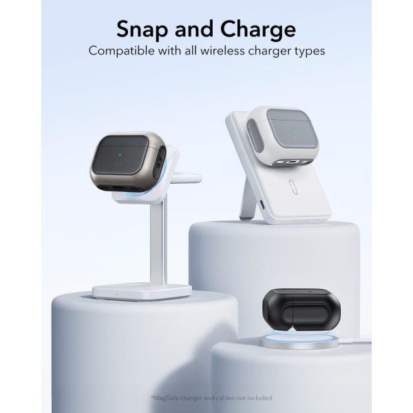 ESR ORBIT HALOLOCK MAGSAFE APPLE AIRPODS PRO 3 TITANIUM - Image 6