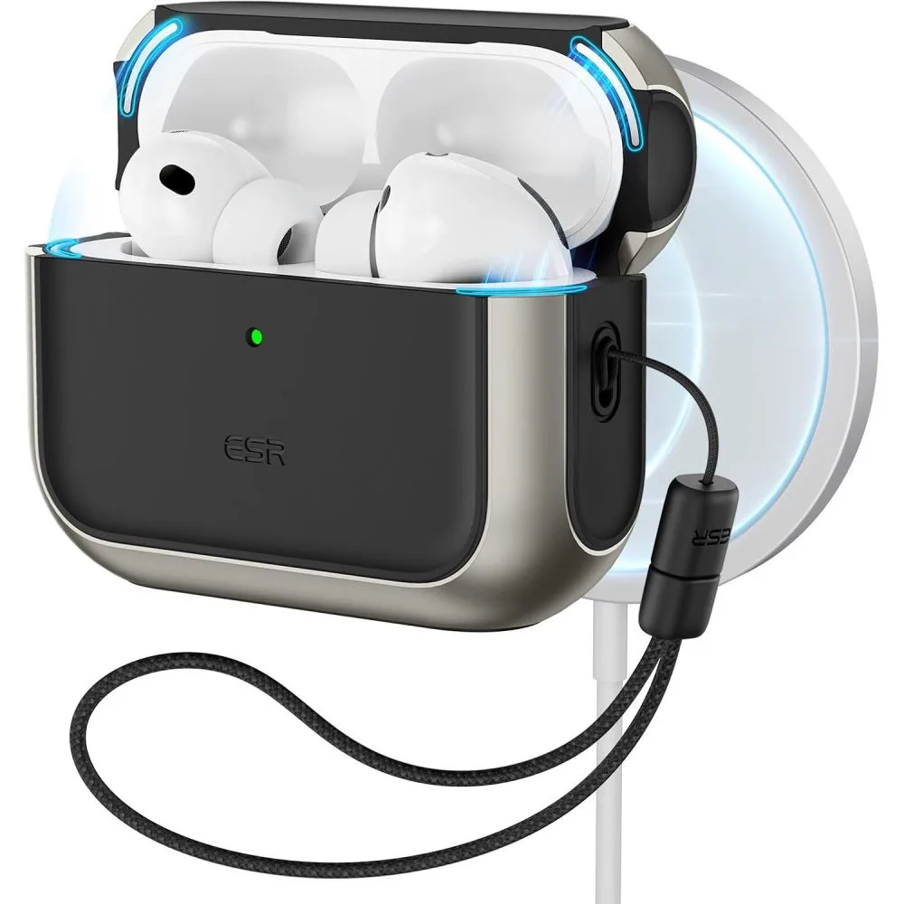 Θήκη Apple AirPods Pro 3 ESR Orbit HaloLock MagSafe Titanium