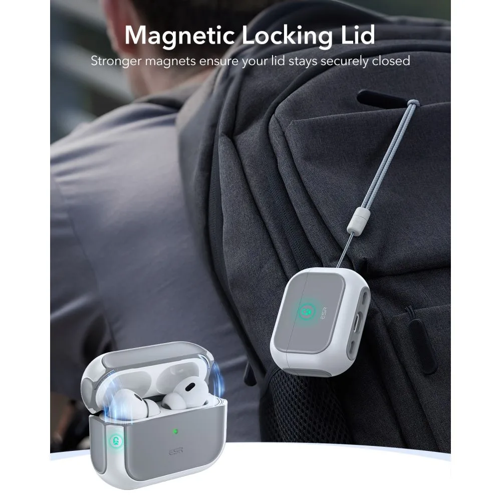 Θήκη Apple AirPods Pro 3 ESR Orbit HaloLock MagSafe White - Image 3