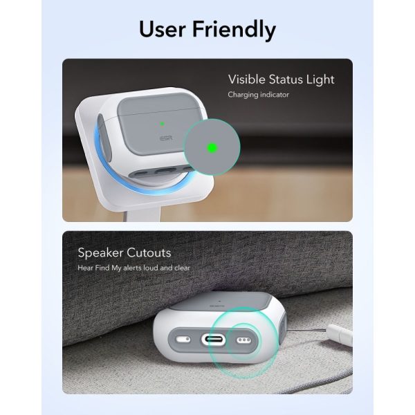 ESR ORBIT HALOLOCK MAGSAFE APPLE AIRPODS PRO 3 WHITE - Image 8
