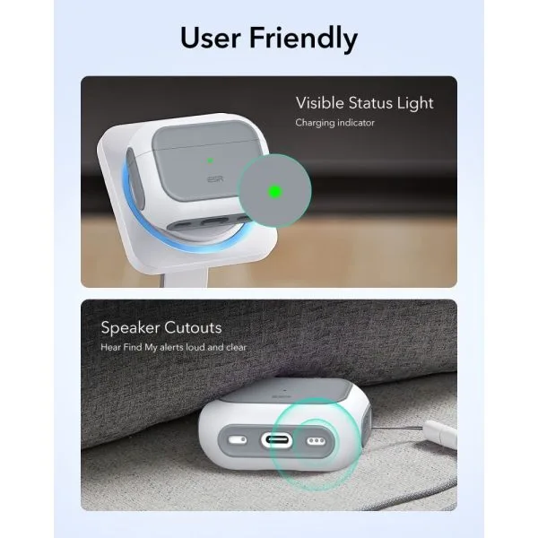Θήκη Apple AirPods Pro 3 ESR Orbit HaloLock MagSafe White - Image 8